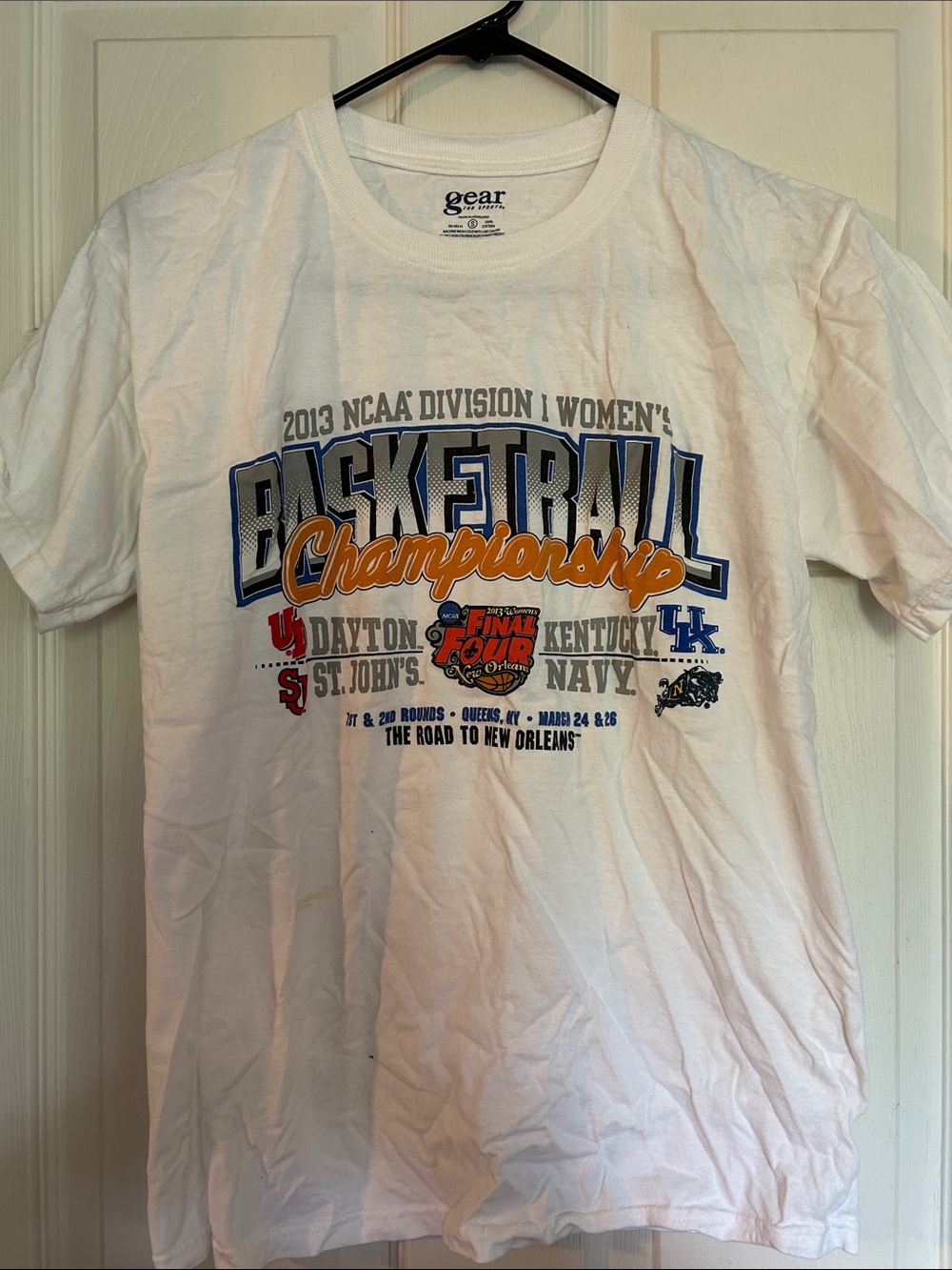 Vintage White 2013 NCAA Women's Basketball Championship T-Shirt
